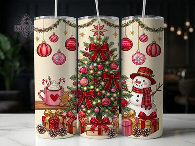 Christmas Tree Cocoa 20oz Tumbler, Christmas Tree Cocoa, Tree Cocoa Tumbler, Christmas Cocoa, Cocoa Tumbler Wrap, 20oz Tumbler Wrap, Christmas Tree PNG, Cocoa Tumbler PNG Sublimation SvggirlplusArt 