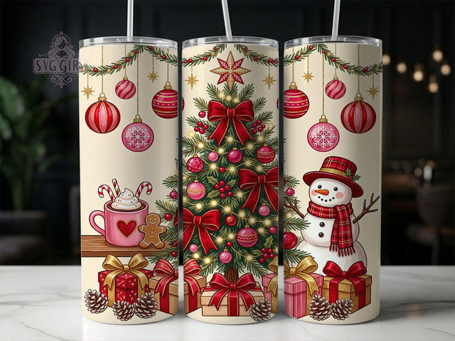 Christmas Tree Cocoa 20oz Tumbler, Christmas Tree Cocoa, Tree Cocoa Tumbler, Christmas Cocoa, Cocoa Tumbler Wrap, 20oz Tumbler Wrap, Christmas Tree PNG, Cocoa Tumbler PNG Sublimation SvggirlplusArt 