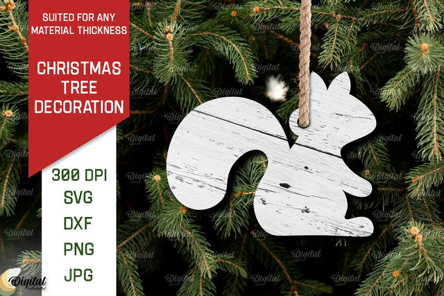 Christmas Tree Decoration Laser Cut. Christmas Ornament SVG SVG Evgenyia Guschina 