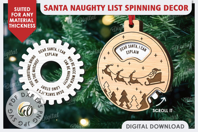 Christmas Tree Decoration Laser Cut. Tree Ornament SVG SVG Evgenyia Guschina 