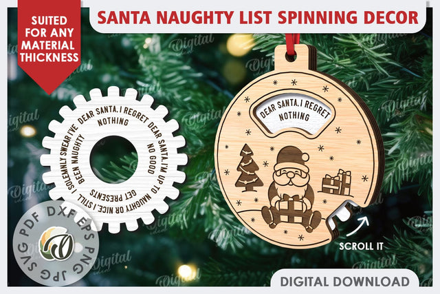 Christmas Tree Decoration Laser Cut. Tree Ornament SVG SVG Evgenyia Guschina 