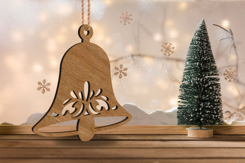 Christmas Tree Decorative Ornaments Toy SVG LaserCutano 