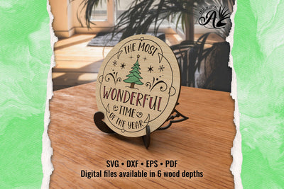 Christmas Tree Display Stand SVG laser cut files SVG Angel on Empire 