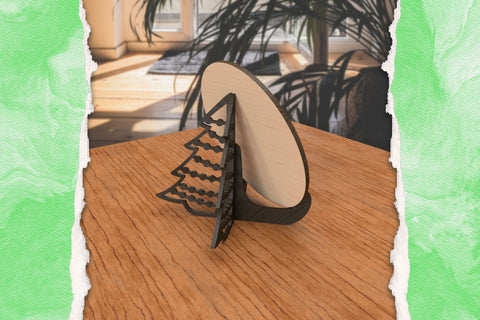 Christmas Tree Display Stand SVG laser cut files SVG Angel on Empire 