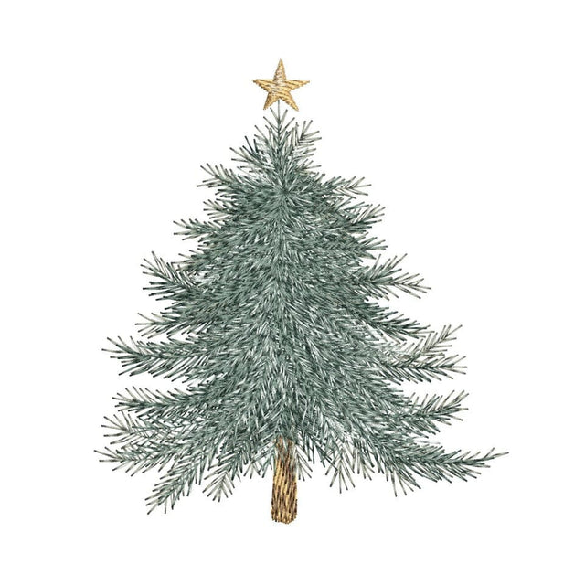 Christmas Tree Embroidery Design, 4 sizes, Instant Download Embroidery/Applique DESIGNS Nino Nadaraia 