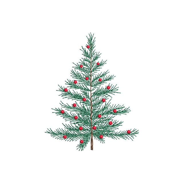 Christmas Tree Embroidery Design, 5 sizes, Instant Download Embroidery/Applique DESIGNS Nino Nadaraia 