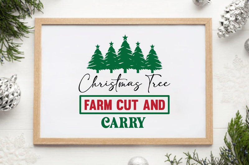 Cut and carry christmas tree
