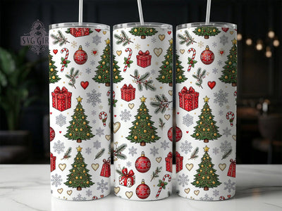 Christmas Tree Gift 20oz Tumbler, Christmas Tree Gift, Tree Gift, Gift Tumbler, Christmas Tumbler, 20oz Tumbler, Holiday Tumbler, Tumbler Wrap Sublimation SvggirlplusArt 