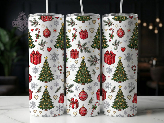 Christmas Tree Gift 20oz Tumbler, Christmas Tree Gift, Tree Gift, Gift Tumbler, Christmas Tumbler, 20oz Tumbler, Holiday Tumbler, Tumbler Wrap Sublimation SvggirlplusArt 