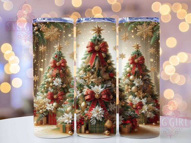 Christmas Tree Holiday Tumbler, Festive Holiday Sublimation Design, Evergreen Tree Christmas Art, 20oz Holiday Tumbler, Whimsical Christmas Mug, Elegant Tree Cup, Seasonal Holiday Wrap Sublimation SvggirlplusArt 