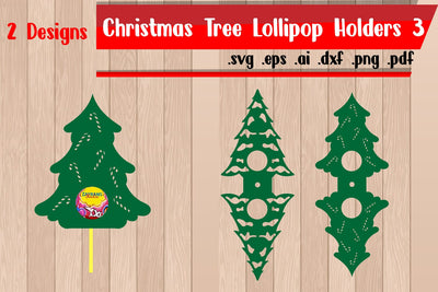 Christmas tree Lollipop Holders 3|Christmas Lollipop Holders SVG zafrans studio 