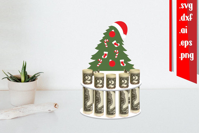 Christmas Tree Money Cake | Christmas Money Cake 3D Paper zafrans studio 