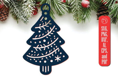 Christmas Tree Ornament Cut File SVG MD JOYNAL ABDIN 