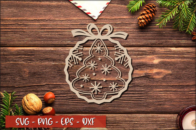 Christmas Tree Ornament Laser Cut SVG SVG Shetara Begum 