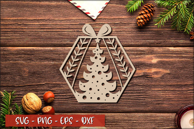 Christmas Tree Ornament Laser Cut SVG SVG Shetara Begum 