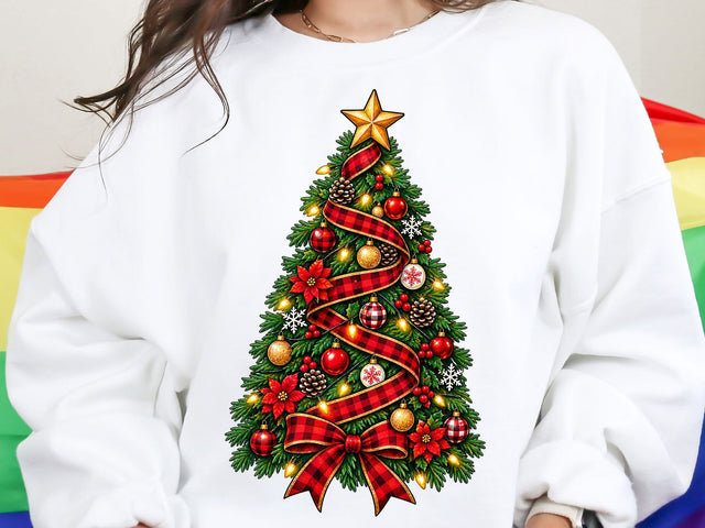 Christmas Tree Plaid PNG Sublimation SVG artprintfile 