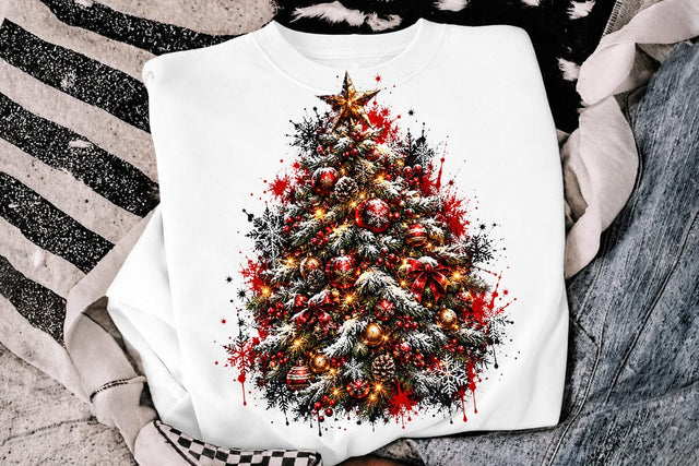 Christmas Tree PNG Sublimation Design SVG DesignDestine 