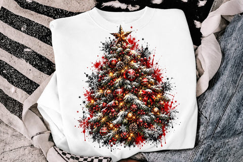 Christmas Tree PNG Sublimation Design SVG DesignDestine 