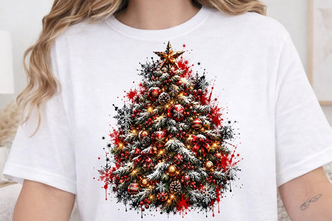 Christmas Tree PNG Sublimation Design SVG DesignDestine 