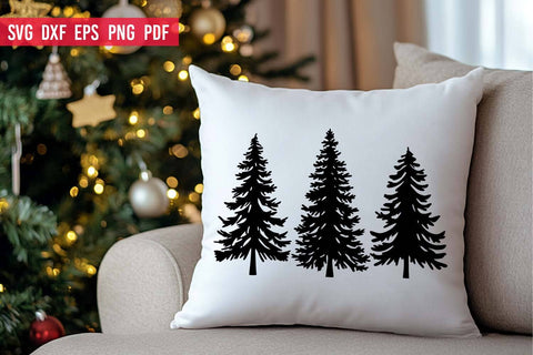 Christmas Tree Silhouette SVG | Christmas SVG File SVG Irina Ostapenko 