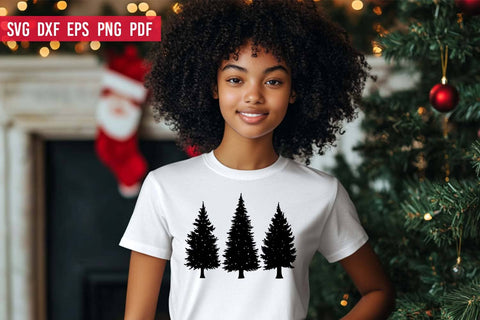 Christmas Tree Silhouette SVG | Christmas SVG File SVG Irina Ostapenko 