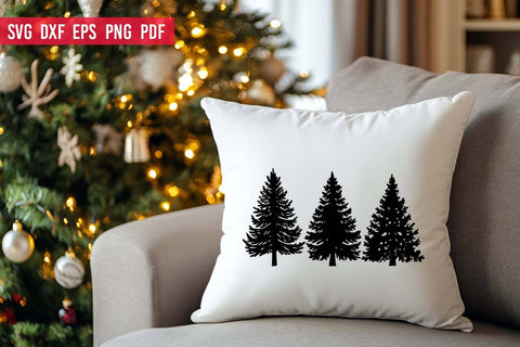 Christmas Tree Silhouette SVG | Christmas SVG File SVG Irina Ostapenko 