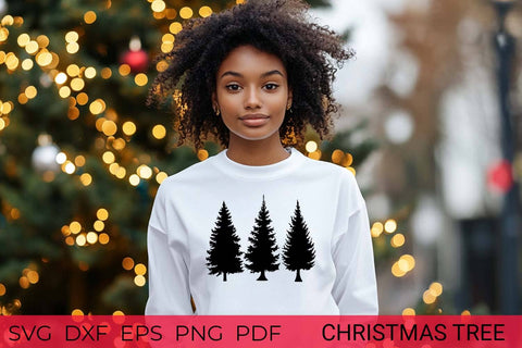 Christmas Tree Silhouette SVG | Christmas SVG File SVG Irina Ostapenko 