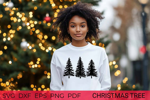 Christmas Tree Silhouette SVG | Christmas SVG File SVG Irina Ostapenko 