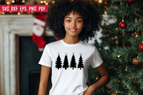 Christmas Tree Silhouette SVG | Christmas SVG File SVG Irina Ostapenko 