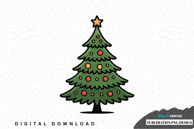 Christmas tree sublimation png design Sublimation Regulrcrative 
