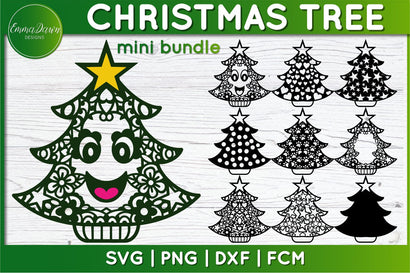 Christmas Tree SVG Bundle SVG Emma Dawn Designs 