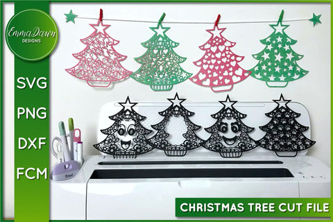 Christmas Tree SVG Bundle SVG Emma Dawn Designs 