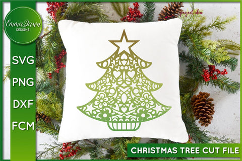 Christmas Tree SVG Bundle SVG Emma Dawn Designs 