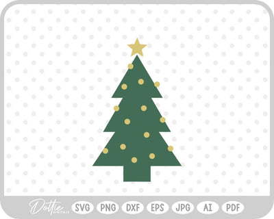 Christmas Tree SVG DottieDigitals 