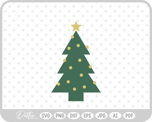 Christmas Tree SVG DottieDigitals 