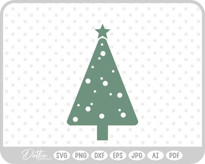 Christmas Tree SVG DottieDigitals 