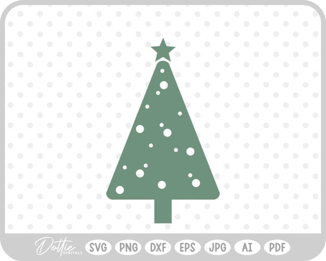 Christmas Tree SVG DottieDigitals 