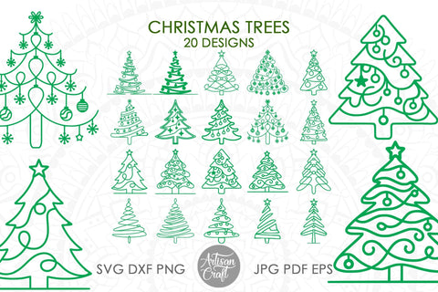 Christmas tree SVG, Holiday Clipart, Christmas Tree Vector, PNG for sublimation SVG Artisan Craft SVG 
