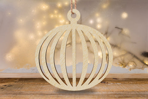 Christmas Tree Toy Set Decorative Ornaments SVG LaserCutano 