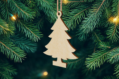 Christmas Tree Toy Set Decorative Ornaments SVG LaserCutano 