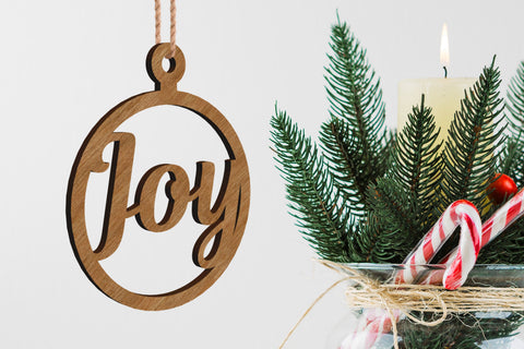 Christmas Tree Toy Set Decorative Ornaments SVG LaserCutano 