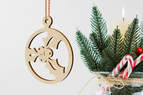 Christmas Tree Toy Set Decorative Ornaments SVG LaserCutano 