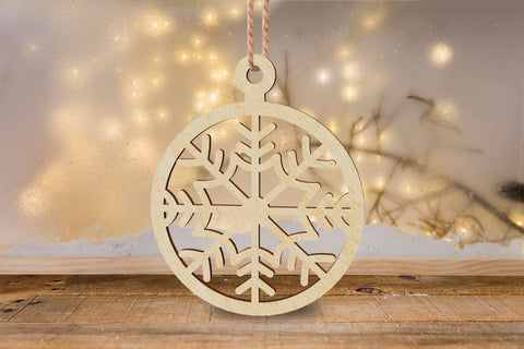 Christmas Tree Toy Set Decorative Ornaments SVG LaserCutano 