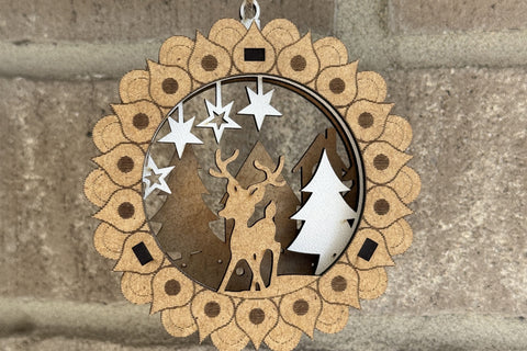 Christmas Tree Toys Ornament Set SVG LaserCutano 