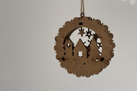 Christmas Tree Toys Ornament Set SVG LaserCutano 