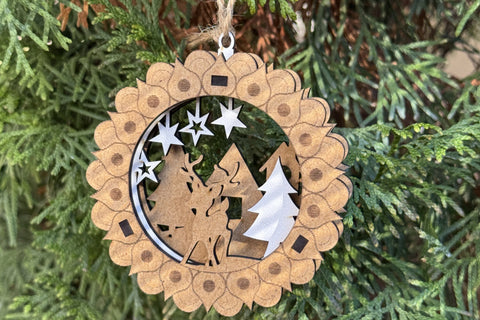 Christmas Tree Toys Ornament Set SVG LaserCutano 