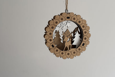 Christmas Tree Toys Ornament Set SVG LaserCutano 