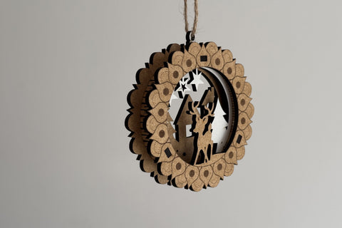 Christmas Tree Toys Ornament Set SVG LaserCutano 