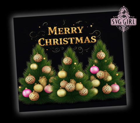 Christmas Tree Tumbler, Merry Christmas Design, 20oz Sublimation, Holiday Drinkware, Festive Tumbler Wrap, Christmas Gift Idea, Cute Tree Tumbler Sublimation SvggirlplusArt 