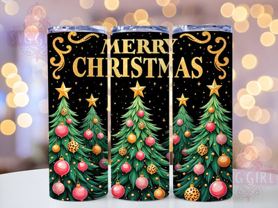 Christmas Tree Tumbler, Merry Christmas Design, 20oz Sublimation, Holiday Drinkware, Festive Tumbler Wrap, Christmas Gift Idea, Cute Tree Tumbler Sublimation SvggirlplusArt 